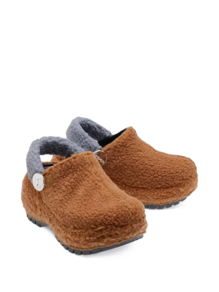 Klasické dřeváky Crocs hnědé