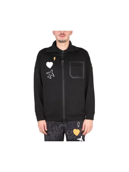Bluza rozpinana Boss czarna