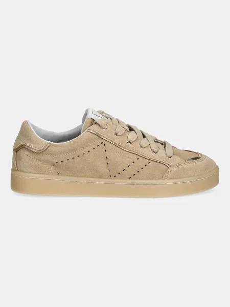 Sneakerși Guess din piele bej