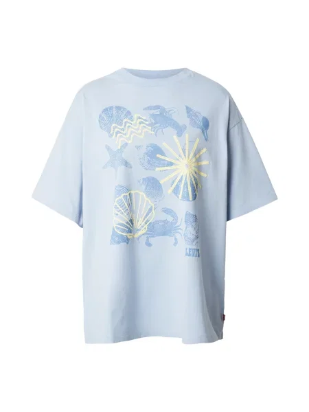 LEVI'S ® Tricou supradimensional safir / deschis / galben deschis albastru