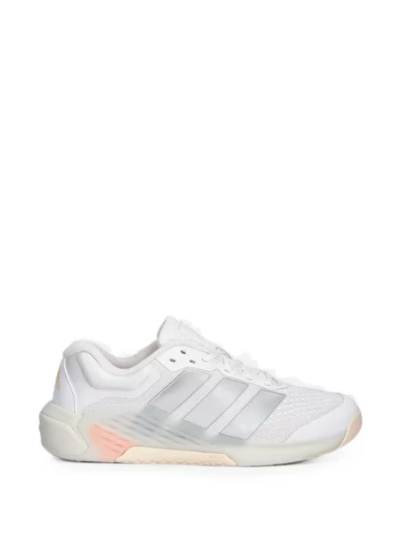 Pantaloni Adidas tricotate cu autograf alergare albastru