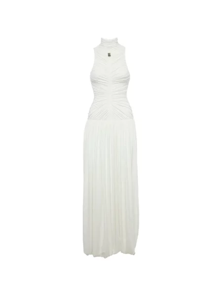 Rochie maxi Chats By C.dam cu volane drapată