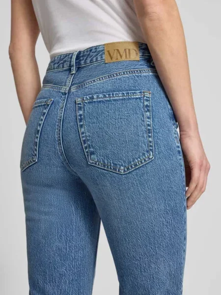 Jeansy o prostym kroju z mieszanki bawełny Model „TESSA” Vero Moda niebieskie