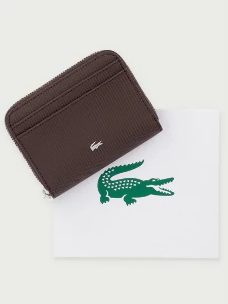 Кожаный кошелек Lacoste