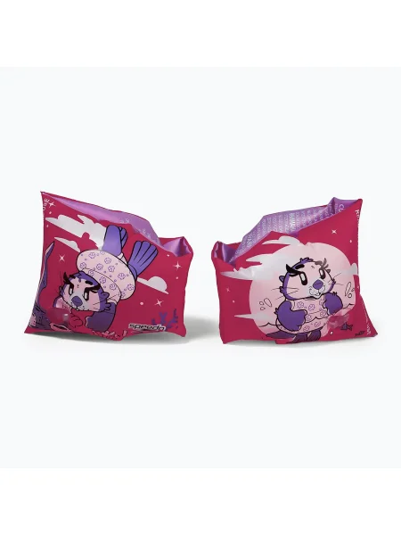 Speedo Характер Печатни детски бански ръкави aria miami lilac/sweet taro розово