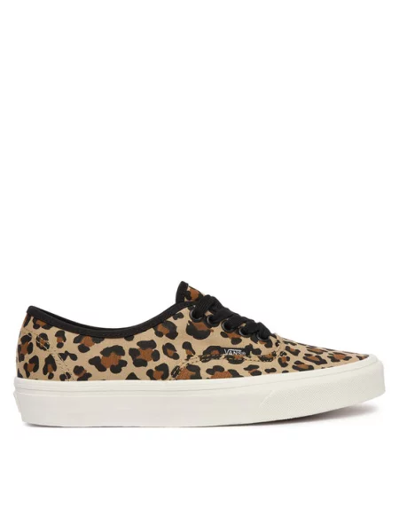 VANS Niske tenisice AUTHENTIC svijetlosmeđa / crna smeđa