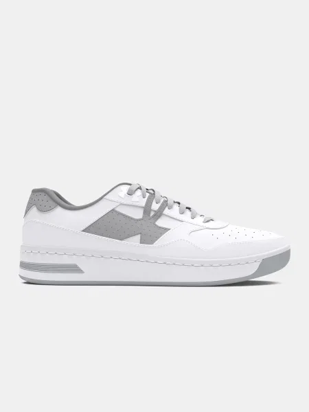 Semišové členkové topánky Under Armour sivá