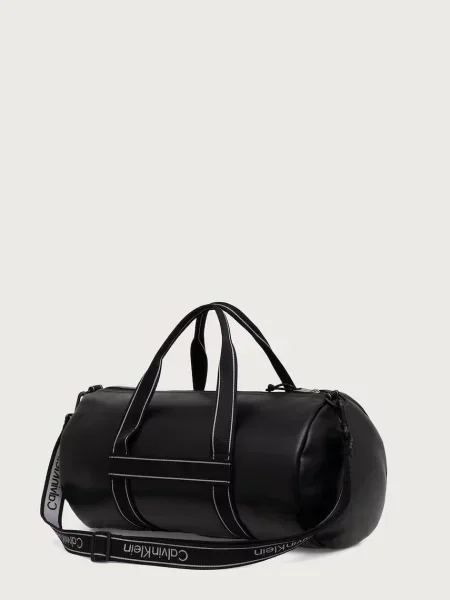 Calvin Klein Torba Bold Logo Webbing Weekender czarny