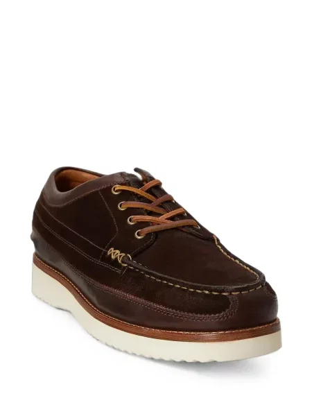 Ριγέ ρετρό μποτάκια Polo Ralph Lauren με σχέδιο μπλε