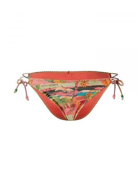 Banana Moon Slip costum de baie verde deschis / portocaliu / roz / negru