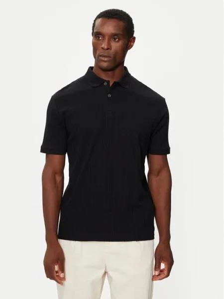 Selected Homme Tricou polo negru