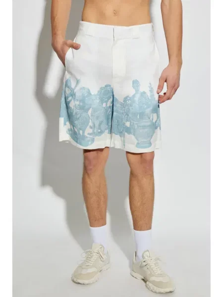 Bermude Givenchy de in cu imagine alb