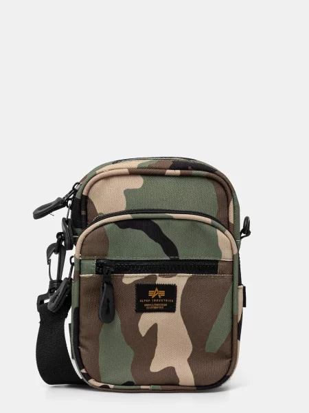 Τσάντα χιαστί Alpha Industries πράσινο