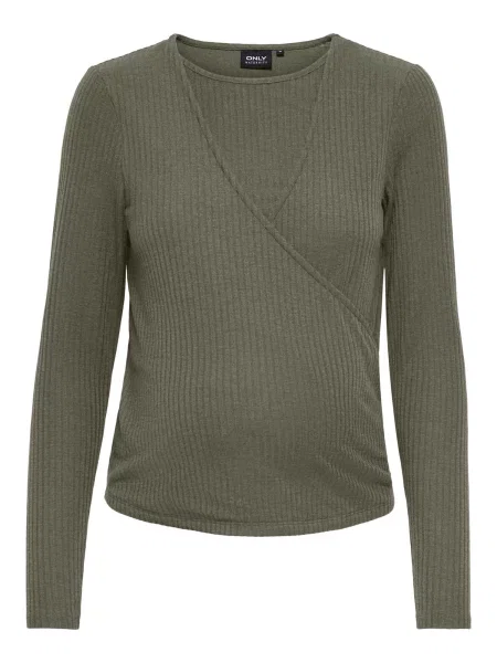 Only Maternity Tricou OLMKAILA pin verde