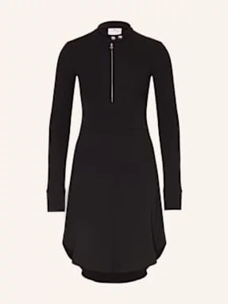 Courrèges Sukienka Z Dżerseju schwarz czarna