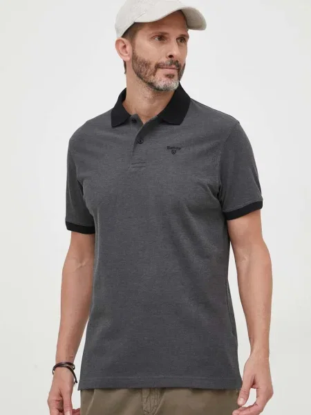 Barbour polo de neted negru