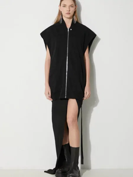 Джинсова безрукавка Rick Owens Jumbo Flight Vest перехідна чорний