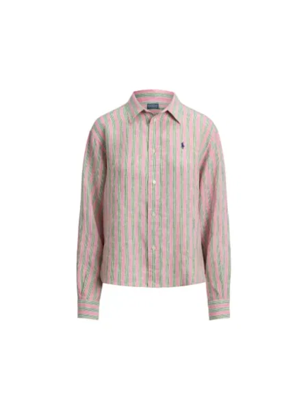 Polo Ralph Lauren koszula lniana różowa