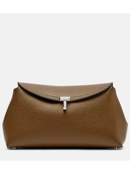Geantă plic Toteme din piele maro