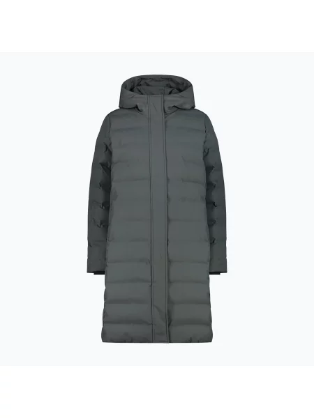 Palton căptușit pentru femei CMP Coat Fix Hood jungle