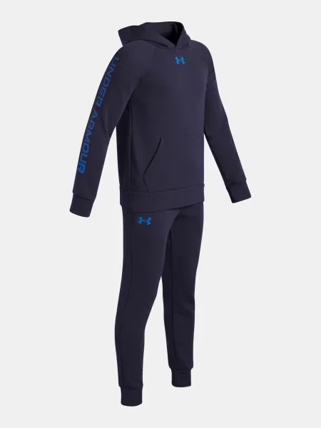 Gyerek fleece melegítő felső Under Armour kék