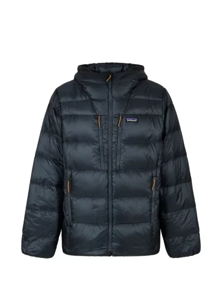 Geacă Patagonia cu glugă albastru