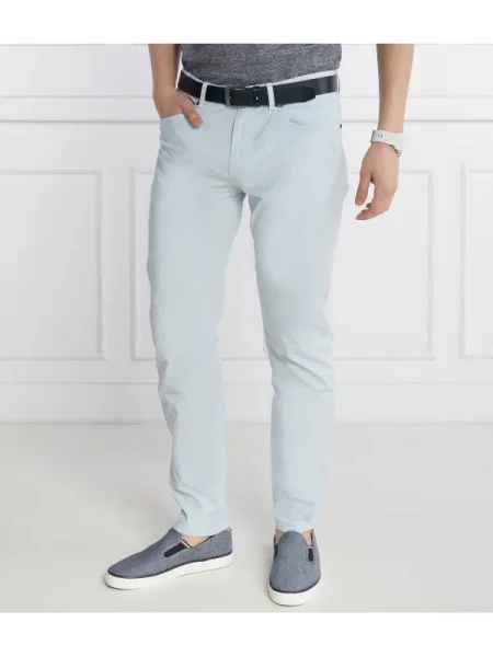 BOSS BLACK Pantaloni chino negru