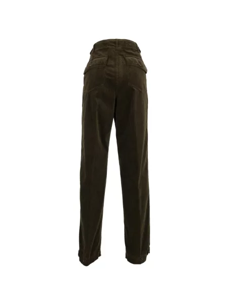 Pantaloni Aspesi de catifea cord verde