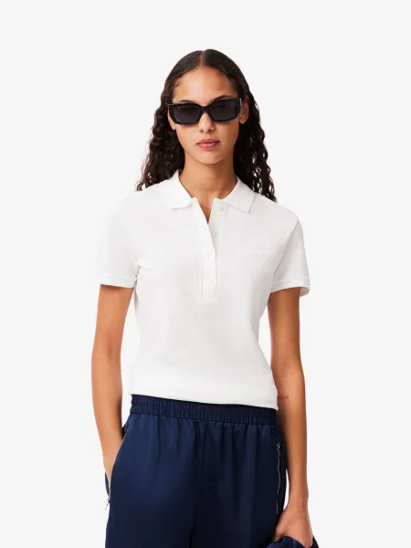 Поло Lacoste біле