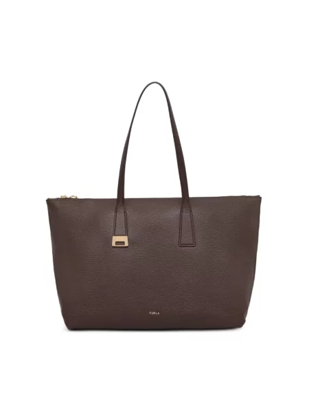 Shopperka Furla brązowa