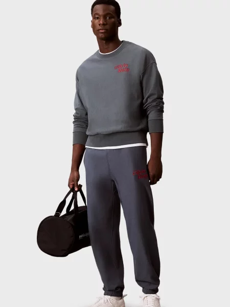 Махрові спортивні штани Calvin Klein Jeans сині