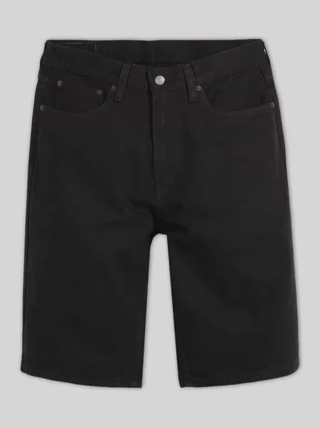Bermudy z szeroką nogawką model Levi's czarne