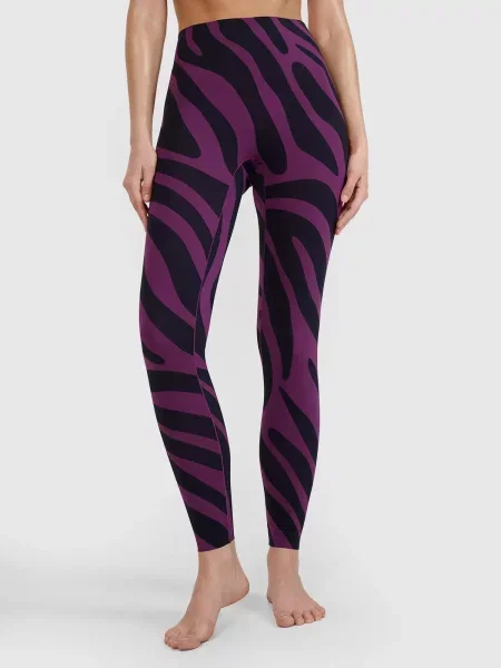 LEGGINSY 4F DO JOGI SZYBKOSCHNĄCE fioletowy