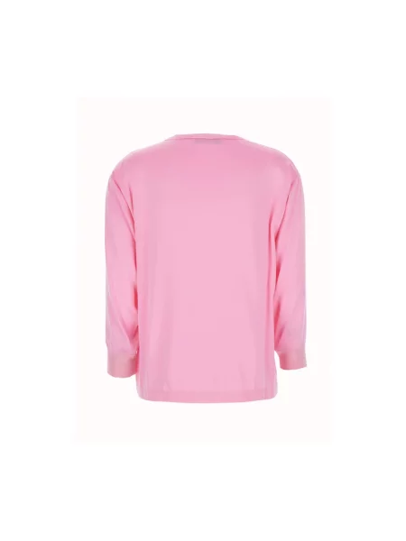 Bluza Jucca z długim rękawem różowa