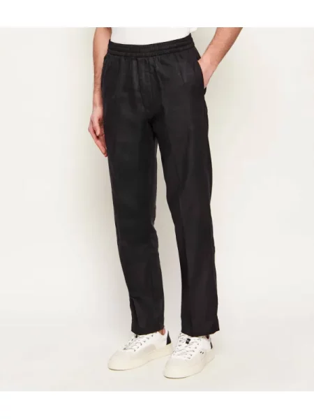 Calvin Klein De in pantaloni | Straight fit negru