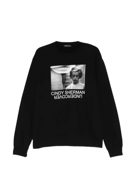 Pulover Undercover cu imagine negru