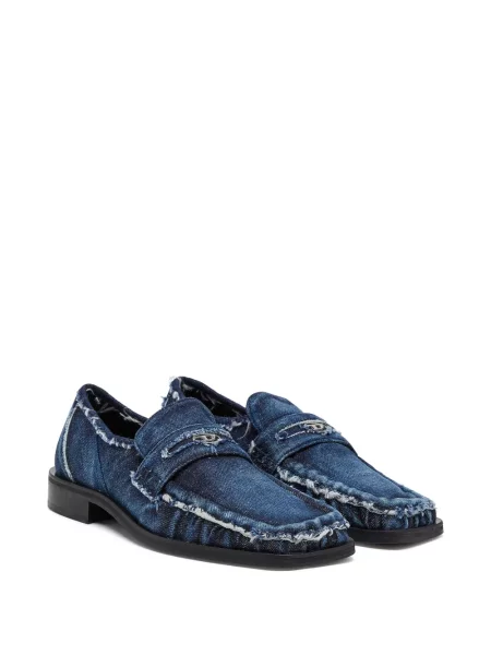 Loafers Diesel s oděrkami modré