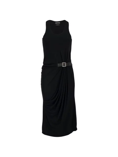 Rochie midi Tom Ford până la genunchi de costum negru