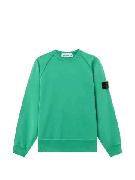 Hanorac Stone Island cu strasuri verde