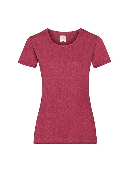 Koszulka Valueweight Heather T-shirt czerwona