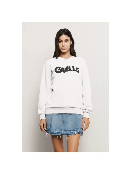 Bluza Gaëlle Paris z logo biała