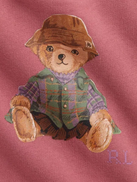 Koszulka polo dziecięca Polo Ralph Lauren różowa
