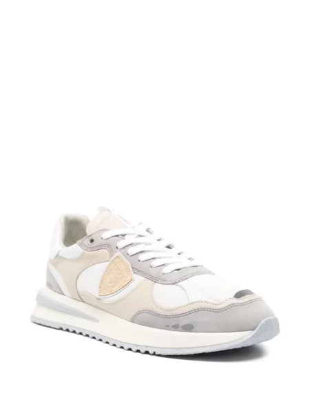 Sneakerși Philippe Model Paris cu autograf gri
