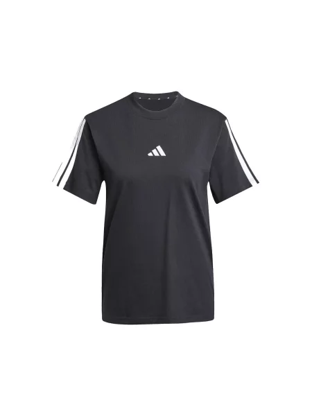 Pruhované tričko Adidas čierna