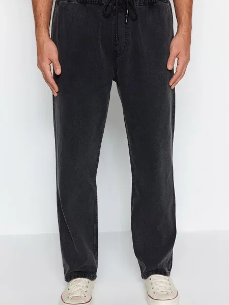 Trendyol Jeans denim negru