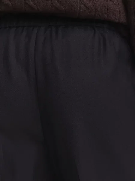 Шерстяные брюки Gant черные