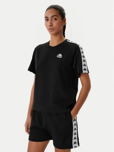 Kappa Tricou Banda Adi negru