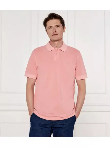 BOSS ORANGE Tenisz póló Prime rózsaszín