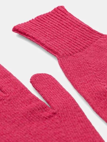 Вовняні рукавички United Colors of Benetton чорний