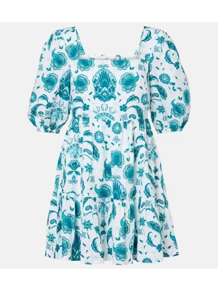 Rochie Heidi Klein de in cu model paisley alb